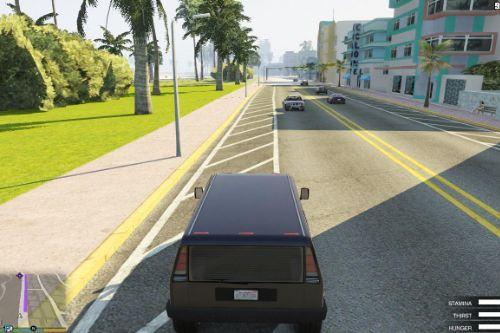 Traffic Routes in Vice City by Ryanm2711